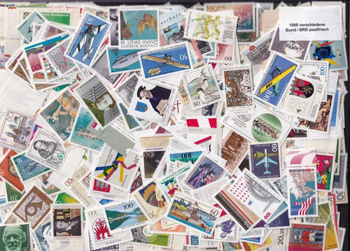 1000 different stamps