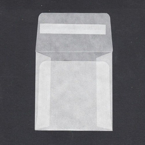 Glassine bags 65mm peel - x,