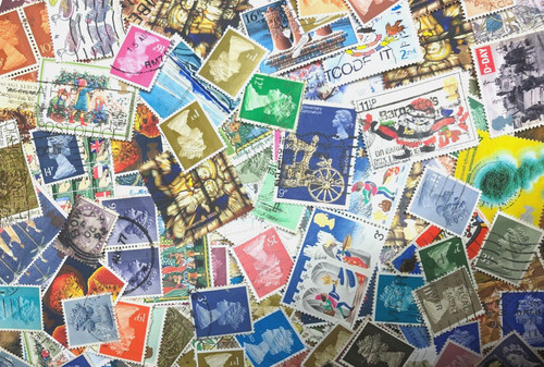 1000 mixed colours - gb, vintage