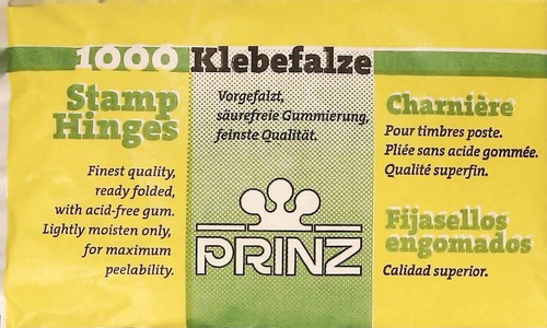 Prinz stamp hinges pack - prinz,