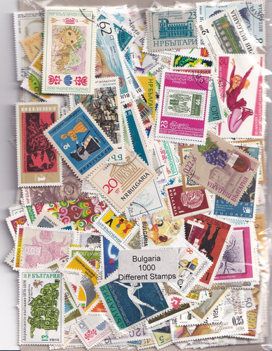 Bulgaria 1000 different stamps - 1000,
