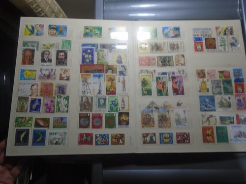 Vintage stamp album - album, completely