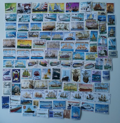 Ships boats nautical stamps - ships/boats/nautical,