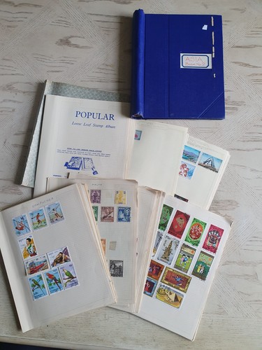 World stamp collection - world,