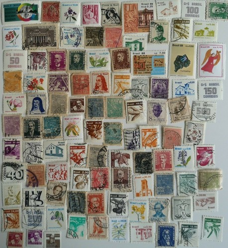 Brazil stamps collection - stamps, 100